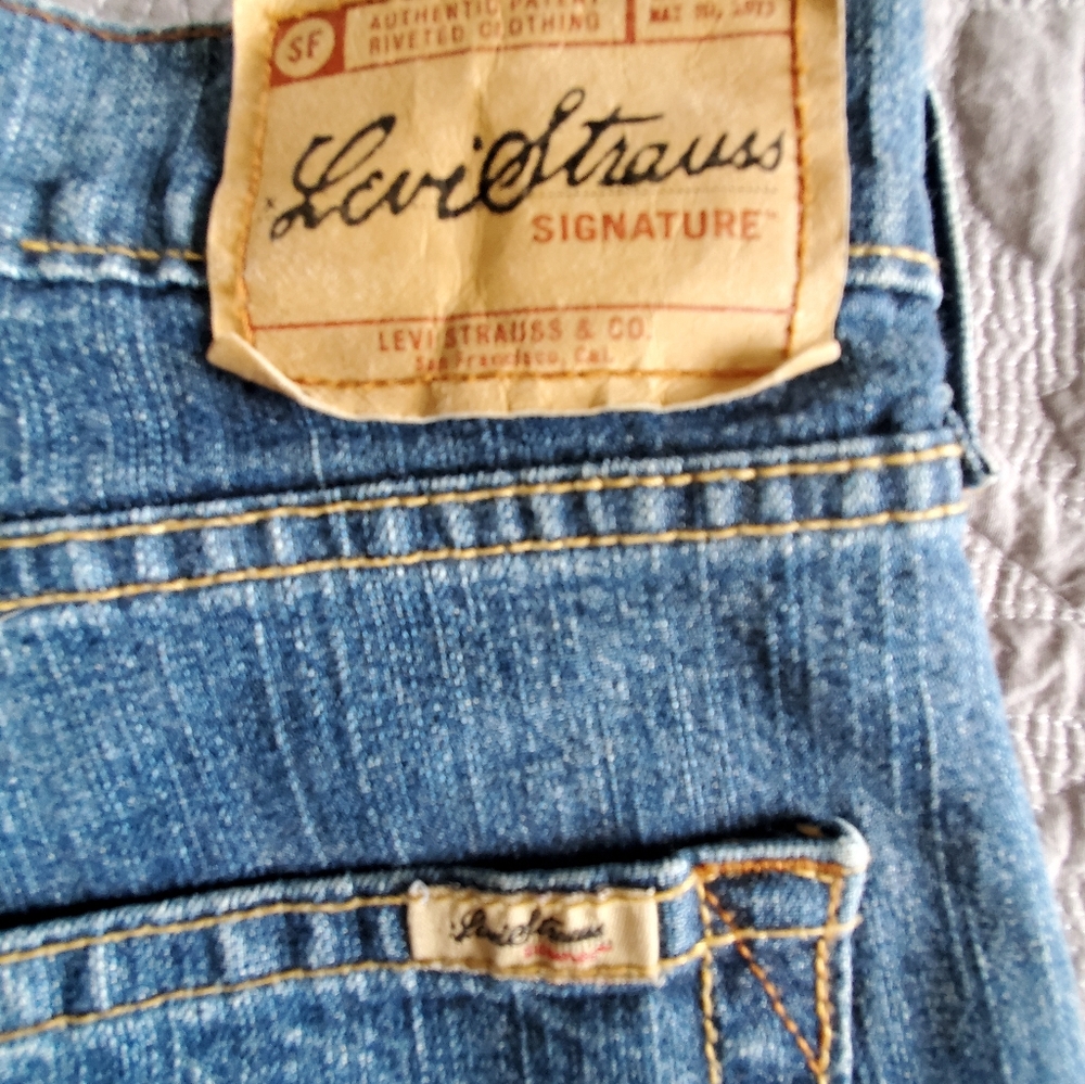 Levi's Strauss Signature Stretch Bootcut Jeans Size 12 - Picture 9 of 13